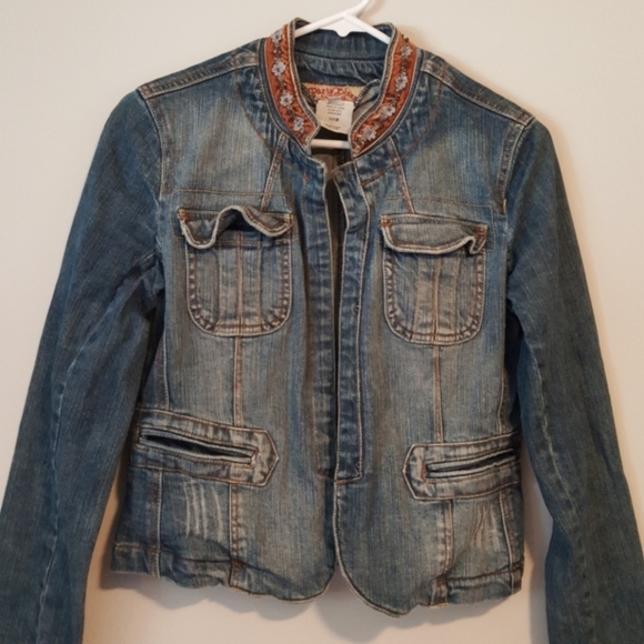 Paris Blues vintage blue jean denim jacket. M - Picture 11 of 11